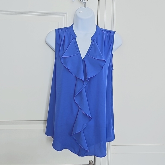 Women's Ruffle Sleeveless blouse - Picture 1 of 5